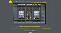 Desktop Screenshot of agencemaugard.com
