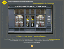 Tablet Screenshot of agencemaugard.com
